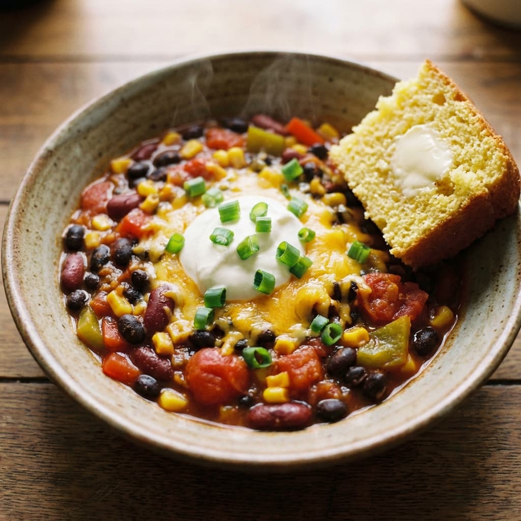 Hearty Smoky Vegetarian Chili